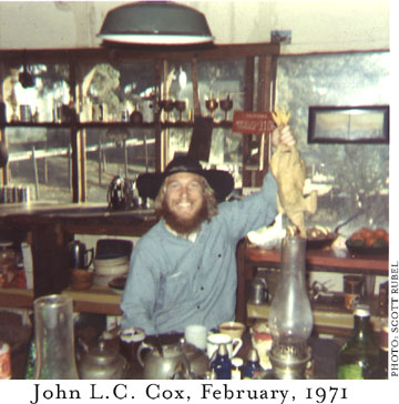 1971 Photo of John Cox by Scott Rubel
