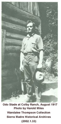 Odo at Colby Ranch, 1917